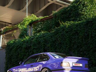 1995 BMW 3 серии 320i III (E36), фиолетовый, 1290000 рублей, вид 5