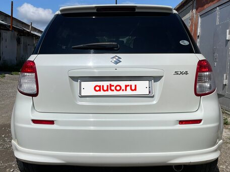2009 Suzuki SX4 I (Classic) Рестайлинг, белый, 1100000 рублей, вид 4