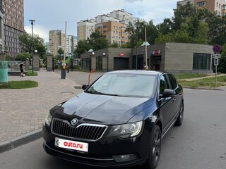 2014 Skoda Superb II Рестайлинг, чёрный, 950000 рублей, вид 1