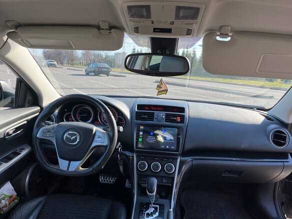2008 Mazda 6 II (GH), чёрный, 720000 рублей - вид 6