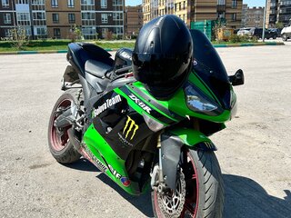 2005 Kawasaki ZX-6R Ninja, зелёный, 390000 рублей, вид 5
