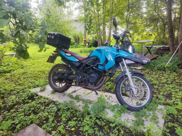 2008 BMW F 650 GS, голубой, 400000 рублей - вид 2