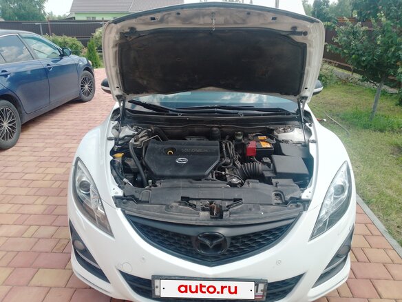 2011 Mazda 6 II (GH) Рестайлинг, белый, 1120000 рублей - вид 5
