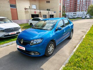 2014 Renault Logan II, синий, 690000 рублей, вид 3