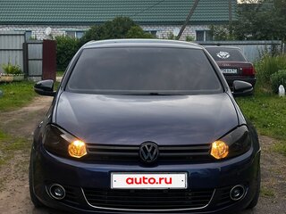 2009 Volkswagen Golf VI, синий, 950000 рублей, вид 4