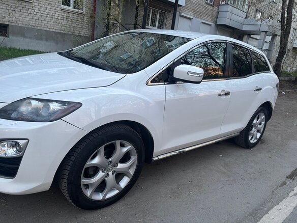 2011 Mazda CX-7 I Рестайлинг, белый, 1000000 рублей - вид 3