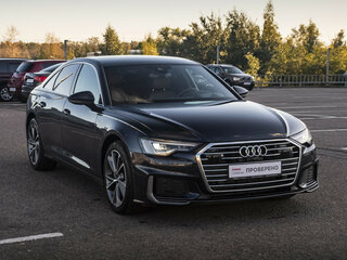 2020 Audi A6 45 TFSI V (C8), синий, 3798000 рублей, вид 3