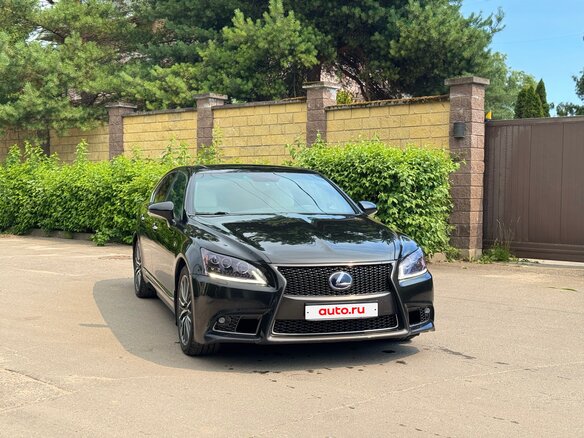 2012 Lexus LS 600h IV Рестайлинг 2, чёрный, 3050000 рублей - вид 1