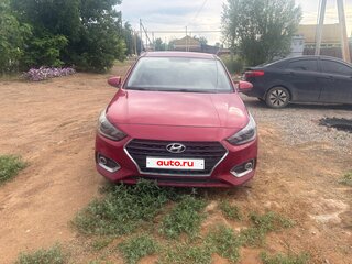 2018 Hyundai Solaris II, красный, 1200000 рублей, вид 1