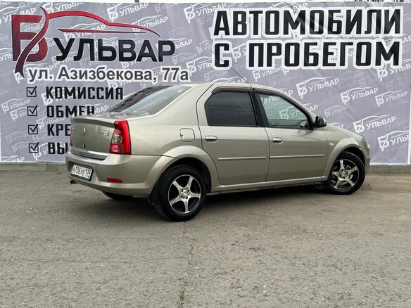 2011 Renault Logan I Рестайлинг, бежевый, 525000 рублей - вид 5