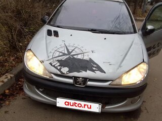 2003 Peugeot 206, серебристый, 160000 рублей, вид 2