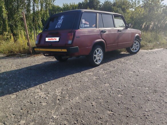 2004 Lada (ВАЗ) 2104 4-speed, красный, 150000 рублей - вид 4