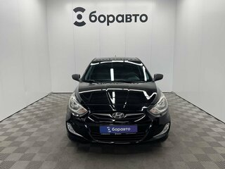 2012 Hyundai Solaris I, чёрный, 830000 рублей, вид 3