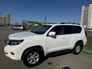 2015 Toyota Land Cruiser Prado 150 Series Рестайлинг 1, белый, 3450000 рублей, вид 4