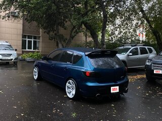 2007 Mazda 3 I (BK) Рестайлинг, синий, 550000 рублей, вид 3