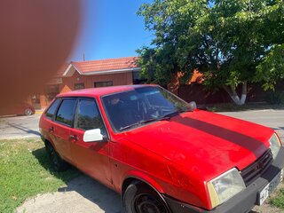1994 Lada (ВАЗ) 2109, красный, 100000 рублей, вид 1
