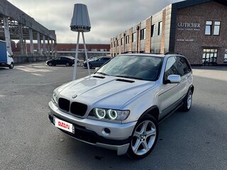 2001 BMW X5 4.6is I (E53), серебристый, 720000 рублей, вид 1