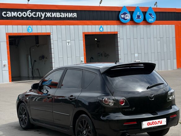 2006 Mazda 3 I (BK) Рестайлинг, чёрный, 465000 рублей - вид 2