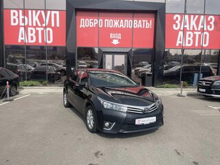 2014 Toyota Corolla XI (E160, E170, E180), чёрный, 1180000 рублей, вид 3