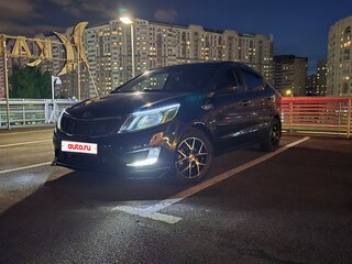2011 Kia Rio 4-speed III, чёрный, 860000 рублей, вид 4