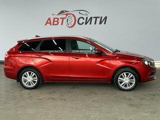 2019 Lada (ВАЗ) Vesta SW I, красный, 1205000 рублей, вид 4