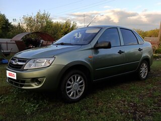 2013 Lada (ВАЗ) Granta I, зелёный, 290000 рублей, вид 1