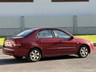 2008 Kia Cerato I Рестайлинг, красный, 395000 рублей, вид 2