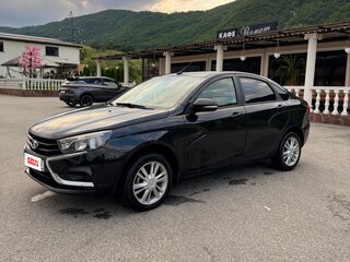 2016 Lada (ВАЗ) Vesta I, чёрный, 550000 рублей, вид 1