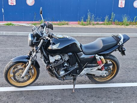 2006 Honda CB 400 Super Four, чёрный, 390000 рублей, вид 3
