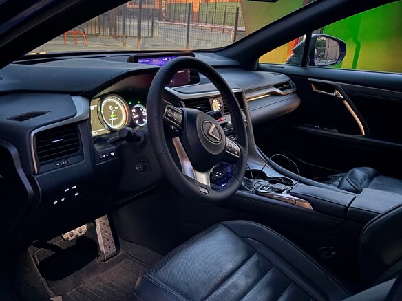 2018 Lexus RX 350 IV, синий, 5500000 рублей - вид 6