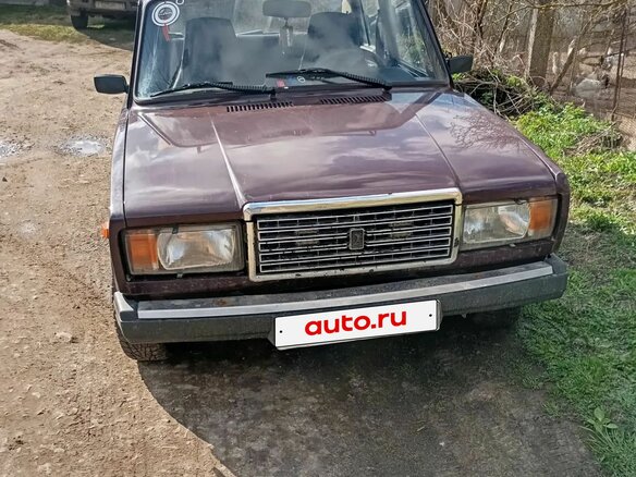 2005 Lada (ВАЗ) 2107, пурпурный, 120000 рублей - вид 1