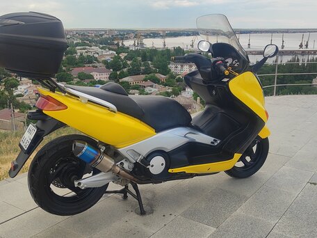 2003 Yamaha TMAX, жёлтый, 300000 рублей, вид 5