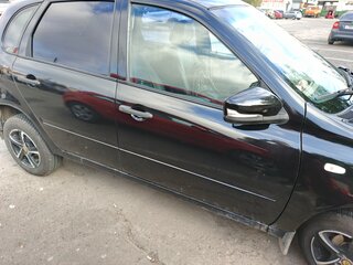 2010 Lada (ВАЗ) Kalina I, чёрный, 360000 рублей, вид 3