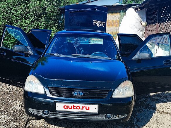 2009 Lada (ВАЗ) Priora I, синий, 200000 рублей