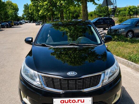 2012 Kia Rio III, чёрный, 750000 рублей - вид 1