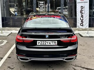2016 BMW 7 серии Long 730Ld xDrive VI (G11/G12), чёрный, 3070000 рублей, вид 5