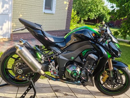 2014 Kawasaki Z 1000, чёрный, 930000 рублей, вид 1
