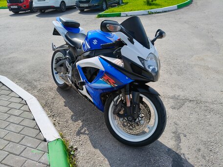 2007 Suzuki GSX-R 750, синий, 620000 рублей, вид 1