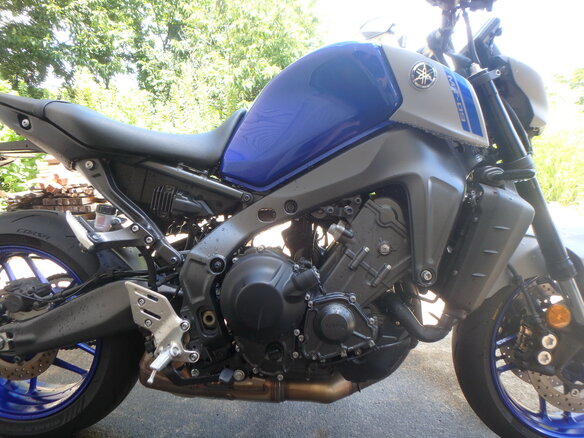 2021 Yamaha MT-09 (FZ-09), синий, 1100000 рублей - вид 14