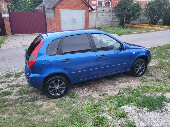 2008 Lada (ВАЗ) Kalina I, синий, 400000 рублей - вид 7
