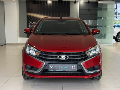 2017 Lada (ВАЗ) Vesta I, красный, 677000 рублей, вид 2