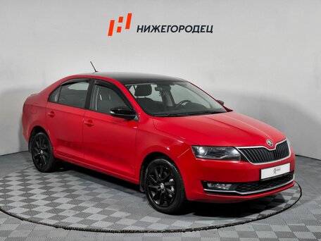 2019 Skoda Rapid I Рестайлинг, красный, 1249000 рублей, вид 3