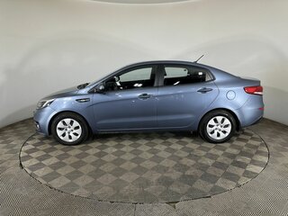 2016 Kia Rio III Рестайлинг, синий, 1340000 рублей, вид 5