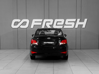 2016 Hyundai Solaris I Рестайлинг, чёрный, 548000 рублей, вид 4
