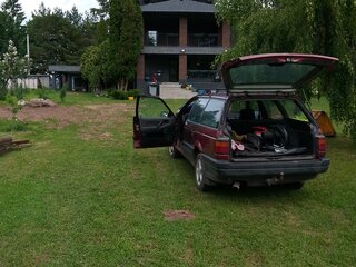 1991 Volkswagen Passat B3, красный, 145000 рублей, вид 5