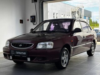 2007 Hyundai Accent ТагАЗ II, красный, 335000 рублей, вид 1