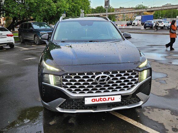 2021 Hyundai Santa Fe IV Рестайлинг, чёрный