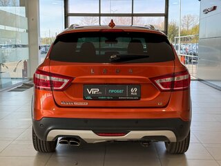 2018 Lada (ВАЗ) Vesta SW Cross I, оранжевый, 1087000 рублей, вид 4