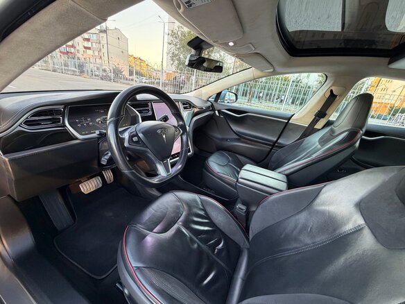 2012 Tesla Model S P85 I, серый - вид 21