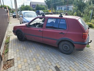 1992 Volkswagen Golf III, красный, 132000 рублей, вид 4